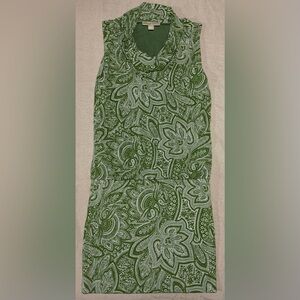 MICHAEL Michael Kors Green Paisley‎ Midi Dress